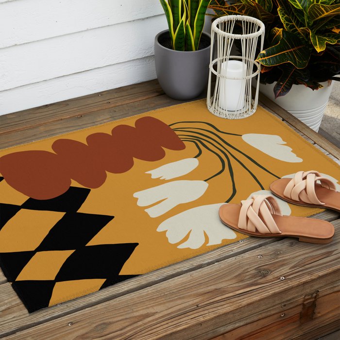 Dropping flower-pot  Outdoor Rug Gallery Image 2