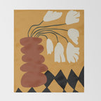 Dropping flower-pot  Throw Blanket Gallery Image 2