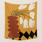 Dropping flower-pot  Wall Tapestry Gallery Image 4