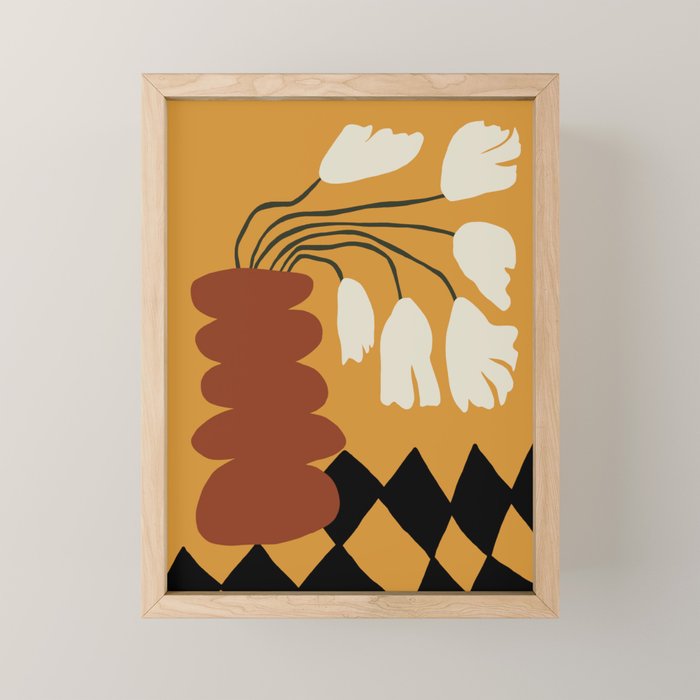 Dropping flower-pot  Mini Art Print Gallery Image 1