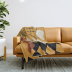 Dropping flower-pot  Throw Blanket Gallery Image 1