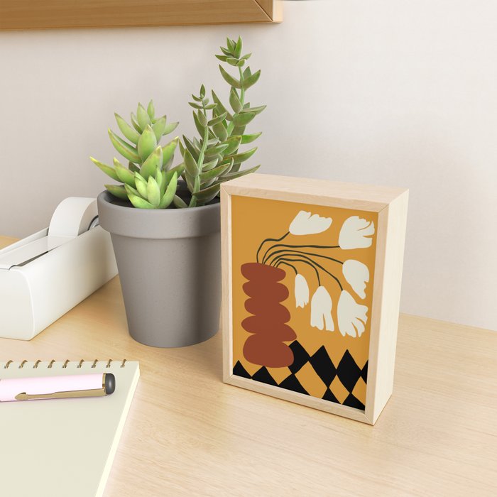 Dropping flower-pot  Mini Art Print Gallery Image 2