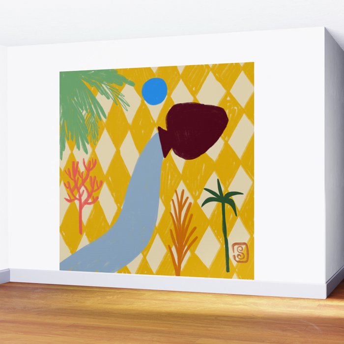 AQUARIUS Wall Mural Gallery Image 2