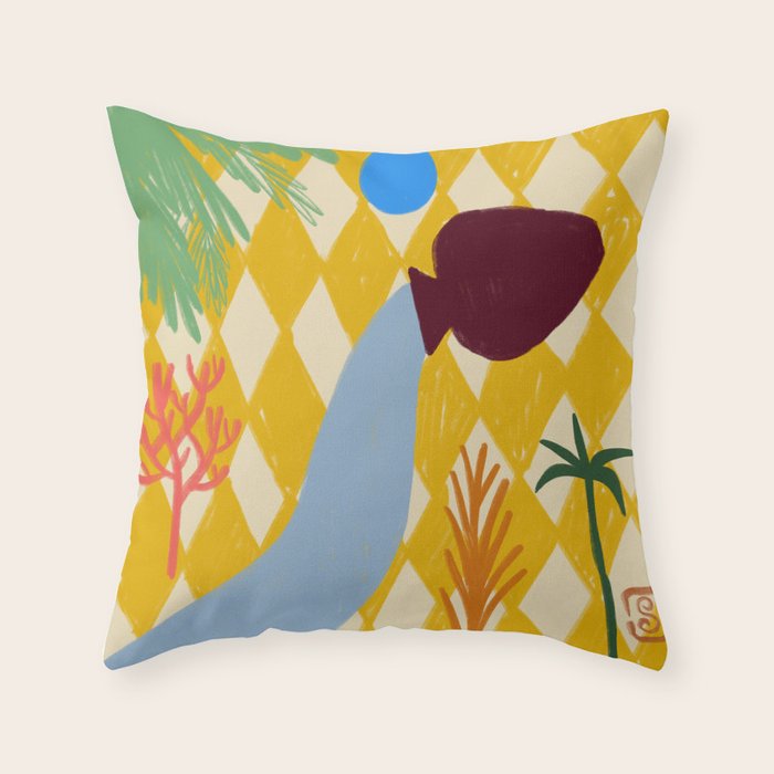 AQUARIUS Throw Pillow Gallery Image 6