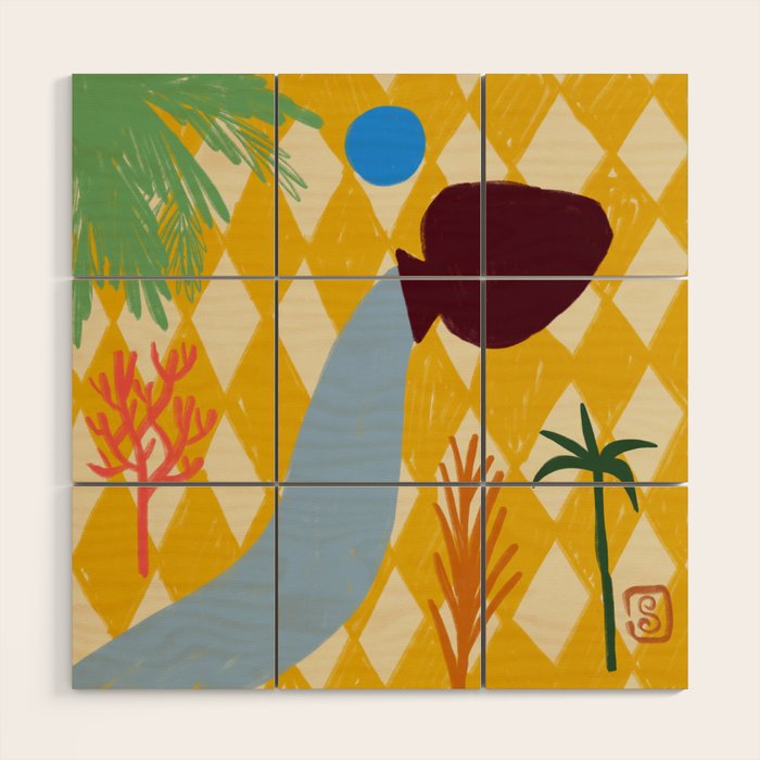 AQUARIUS Wood Wall Art Gallery Image 1