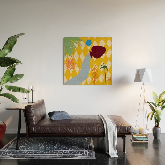 AQUARIUS Wood Wall Art Gallery Image 2