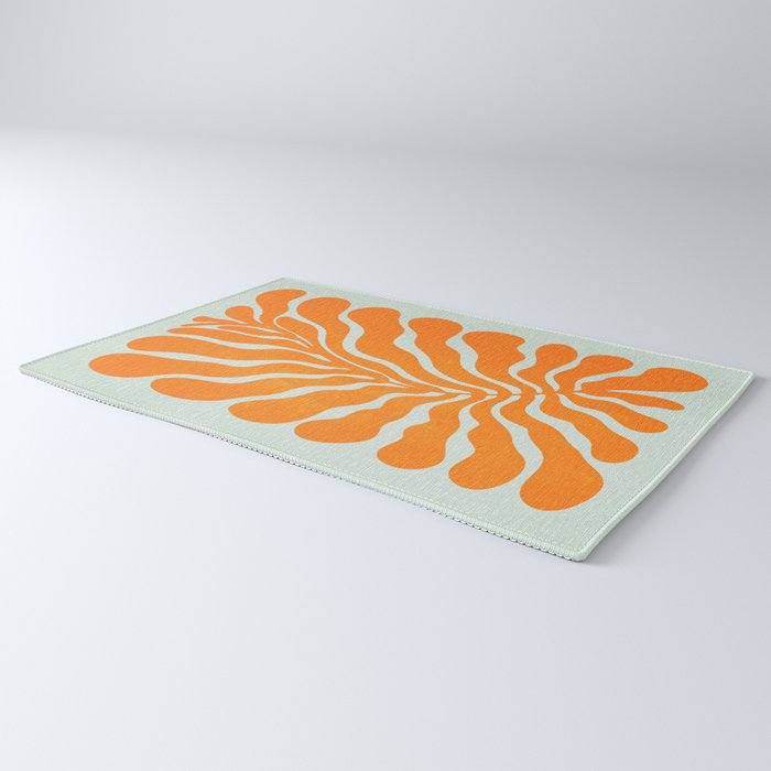 Frozen Sunrise Ferns: Matisse Edition  Rug Gallery Image 3