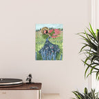 Woman Picking Flowers in the Field Poster Gallery Image 2