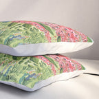 Woman Picking Flowers in the Field Pillow Sham Gallery Image 3
