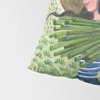 Woman Picking Flowers in the Field Pillow Sham Gallery Image 4