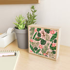Tropical Garden - Pink Mini Art Print Gallery Image 2