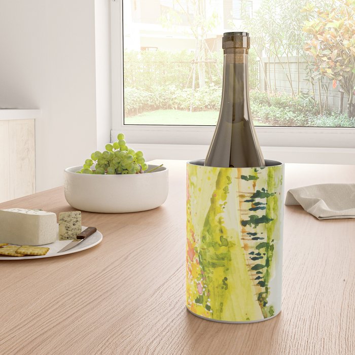 Watercolor Landscape Wine Chiller Gallery Image 4