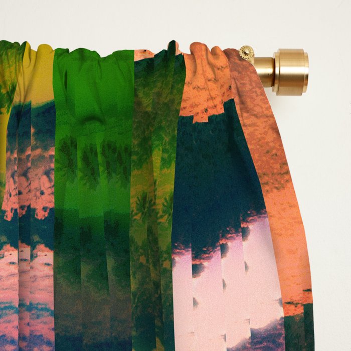 Ikat Landscape Window Curtain Gallery Image 2