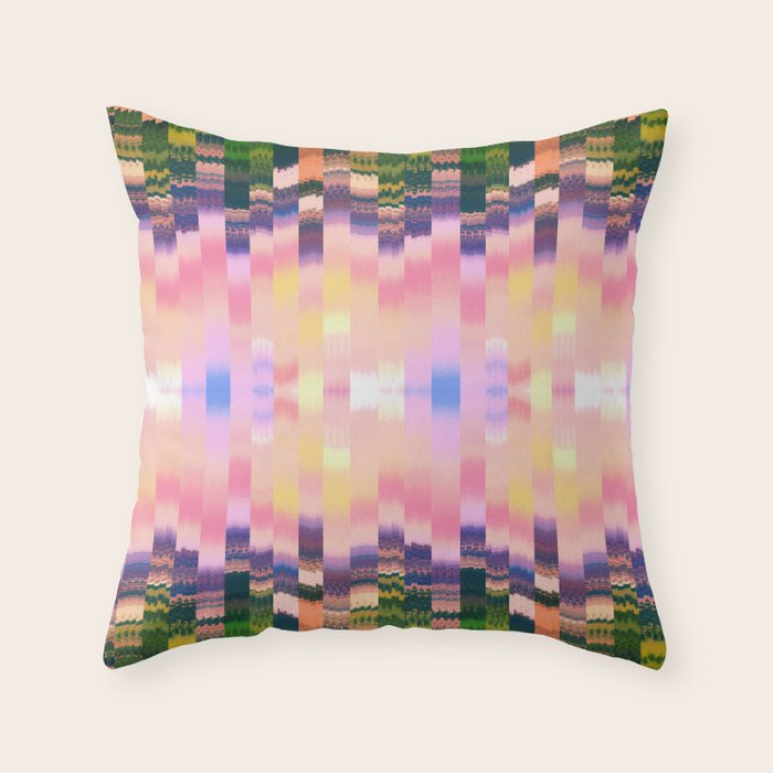 Ikat Landscape Throw Pillow Gallery Image 6