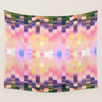 Ikat Landscape Wall Tapestry Gallery Image 4