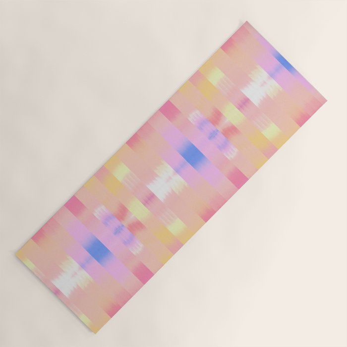 Ikat Landscape Yoga Mat Gallery Image 1