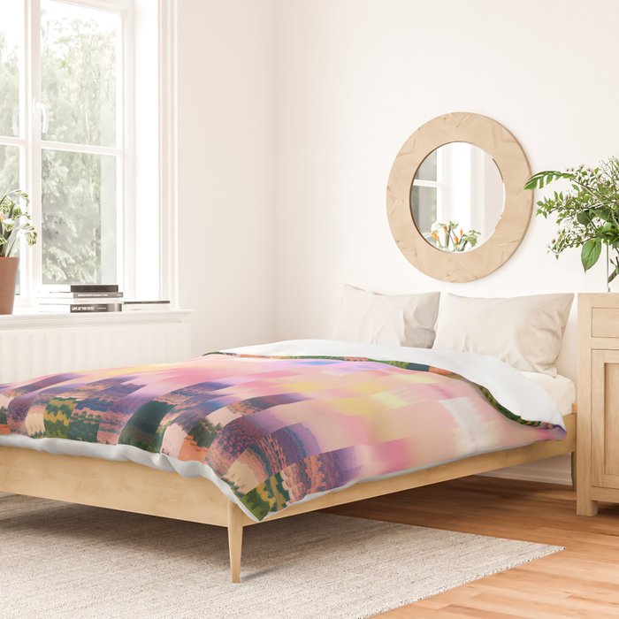 Ikat Landscape Duvet Cover Gallery Image 2