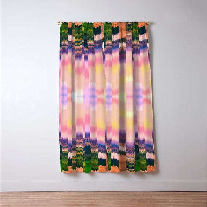 Ikat Landscape Window Curtain Gallery Image 3