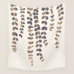 Eucalyptus Watercolor Wall Tapestry Gallery Image 4