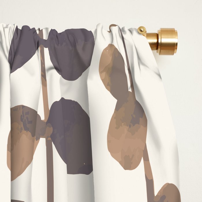 Eucalyptus Watercolor Window Curtain Gallery Image 2