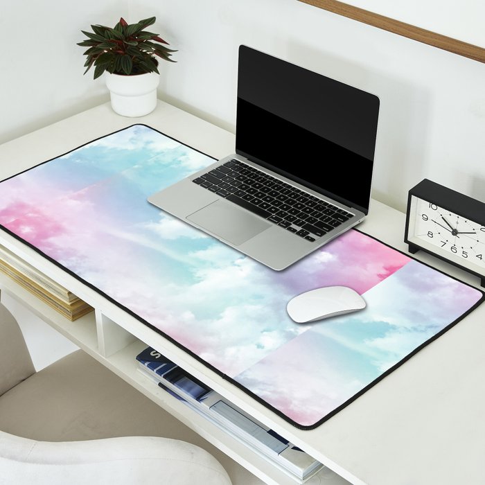 Cotton Candy Sky Desk Mat Gallery Image 2