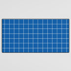 Grid (Sapphire Blue) Desk Mat Gallery Image 3