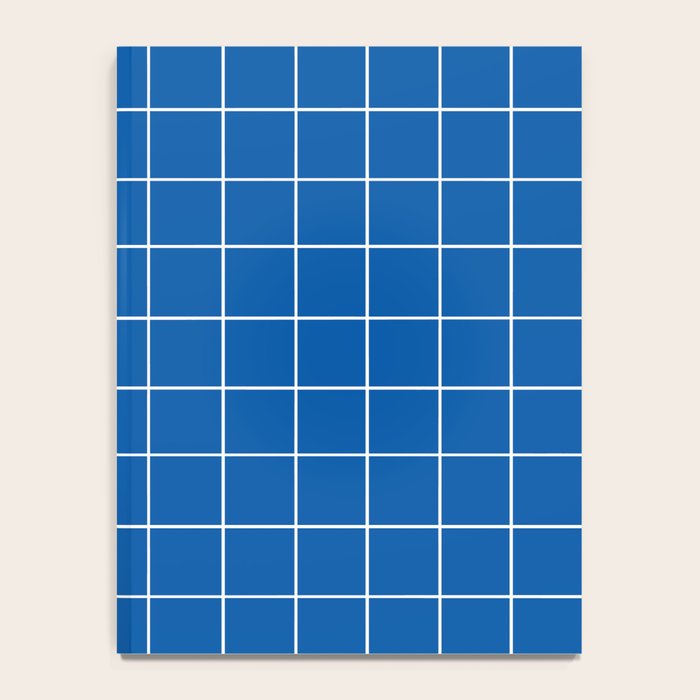 Grid (Sapphire Blue) Notebook Gallery Image 4