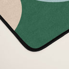 Scale Pattern / Art-deco - Light blue, Green and Cream Desk Mat Gallery Image 4