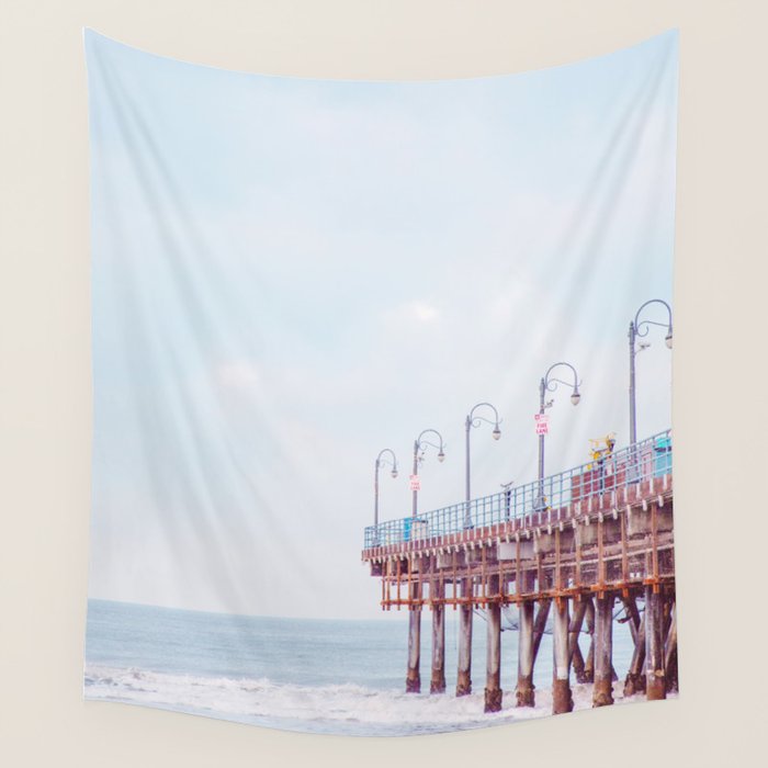 Santa Monica California Wall Tapestry Gallery Image 4