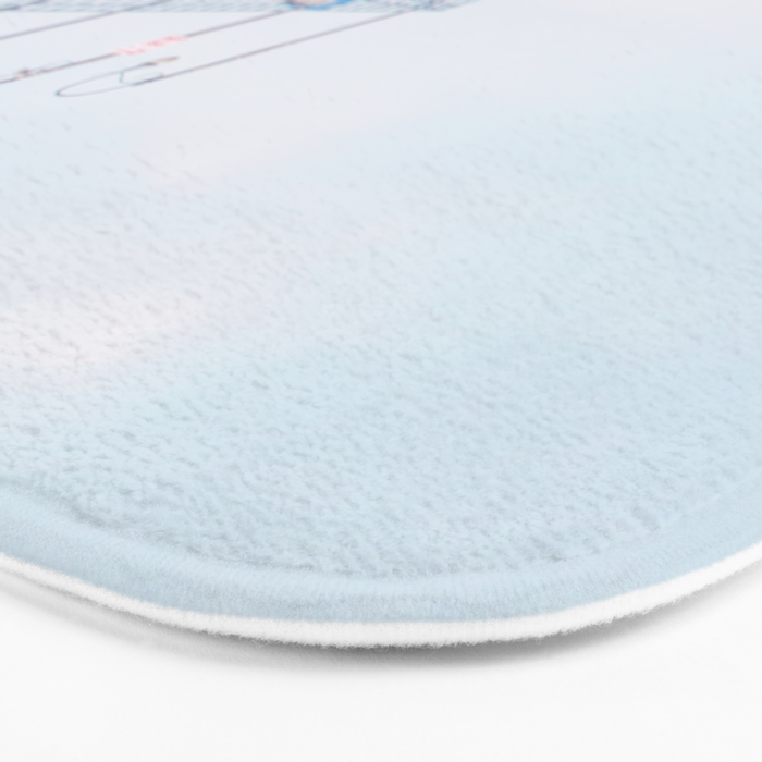 Santa Monica California Bath Mat Gallery Image 3