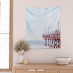 Santa Monica California Wall Tapestry Gallery Image 2