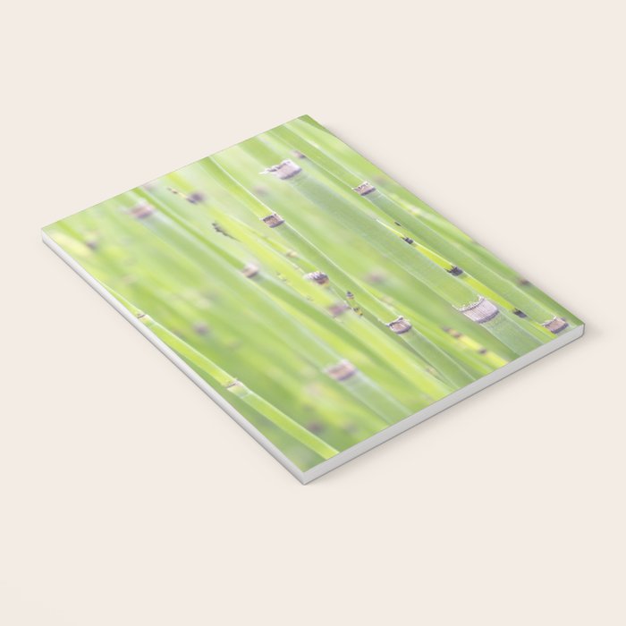 Spring green bamboo - abstract natural plant pattern - botanical photography Notebook Gallery Image 3