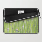 Spring green bamboo - abstract natural plant pattern - botanical photography Laptop Sleeve Gallery Image 2