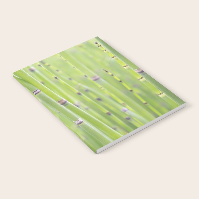 Spring green bamboo - abstract natural plant pattern - botanical photography Notebook Gallery Image 2