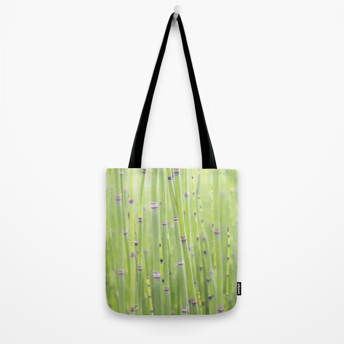 Spring green bamboo - abstract natural plant pattern - botanical photography Tote Bag Gallery Image 2