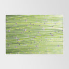 Spring green bamboo - abstract natural plant pattern - botanical photography Rug Gallery Image 2