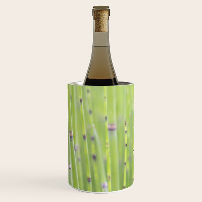 Spring green bamboo - abstract natural plant pattern - botanical photography Wine Chiller Gallery Image 3