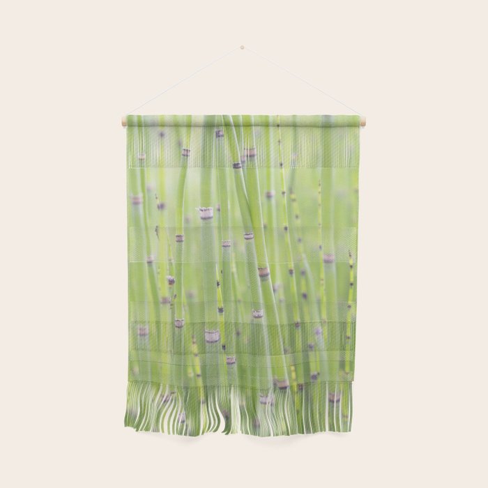 Spring green bamboo - abstract natural plant pattern - botanical photography Wall Hanging Gallery Image 1