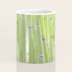 Spring green bamboo - abstract natural plant pattern - botanical photography Coffee Mug Gallery Image 4