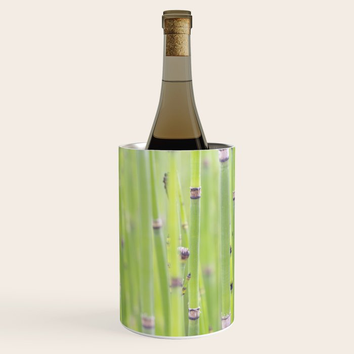 Spring green bamboo - abstract natural plant pattern - botanical photography Wine Chiller Gallery Image 2