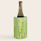 Spring green bamboo - abstract natural plant pattern - botanical photography Wine Chiller Gallery Image 2