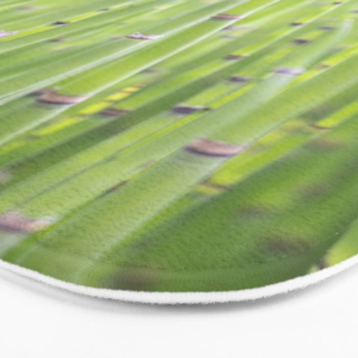 Spring green bamboo - abstract natural plant pattern - botanical photography Bath Mat Gallery Image 3