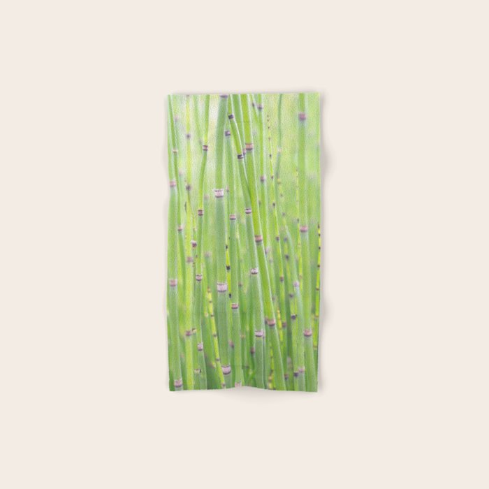 Spring green bamboo - abstract natural plant pattern - botanical photography Bath Towel Gallery Image 1