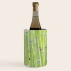 Spring green bamboo - abstract natural plant pattern - botanical photography Wine Chiller Gallery Image 1