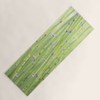 Spring green bamboo - abstract natural plant pattern - botanical photography Yoga Mat Gallery Image 1