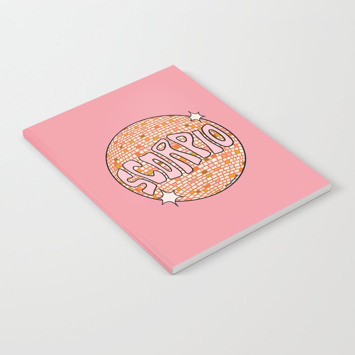 Scorpio Disco Ball Notebook Gallery Image 2