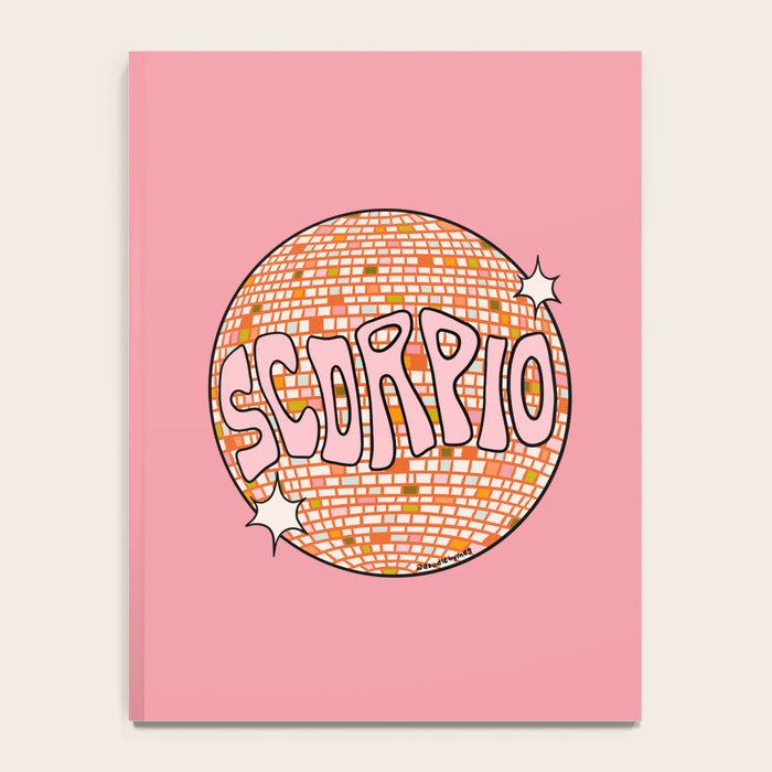 Scorpio Disco Ball Notebook Gallery Image 4