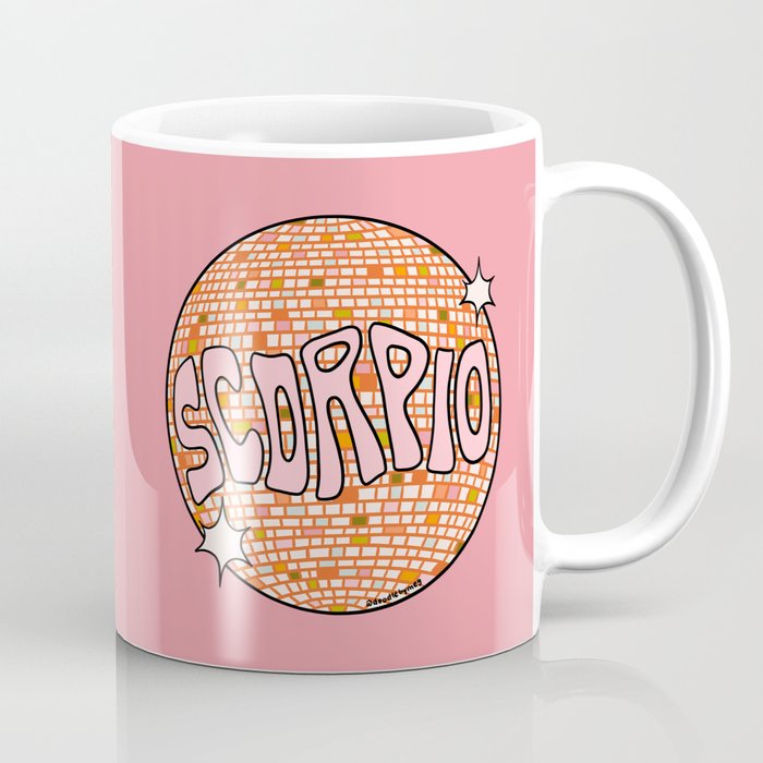 Scorpio Disco Ball Coffee Mug Gallery Image 1