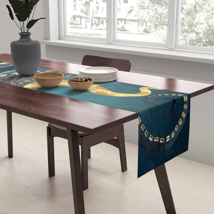 Metallic Octopus IV Table Runner Gallery Image 2