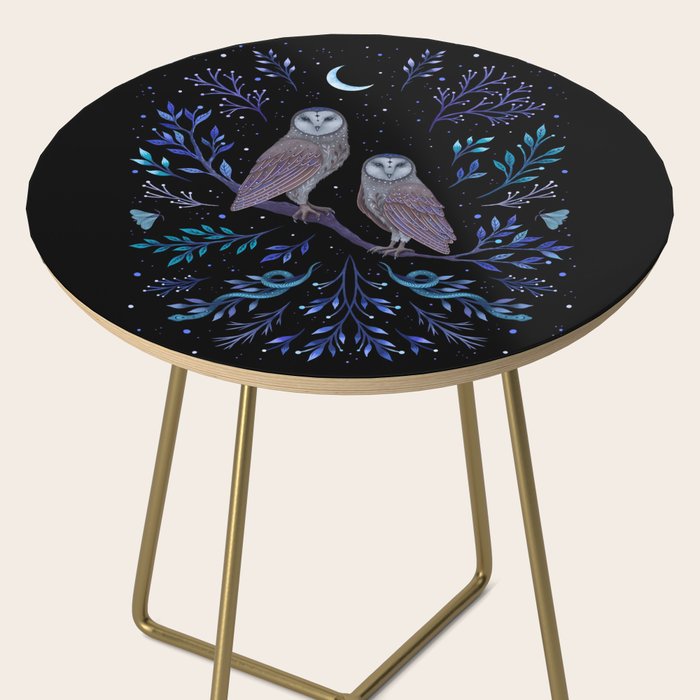 Owls in the Moonlight Side Table Gallery Image 2